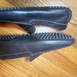 Jack Erwin Men's Chocolate Brown Leather Loafers